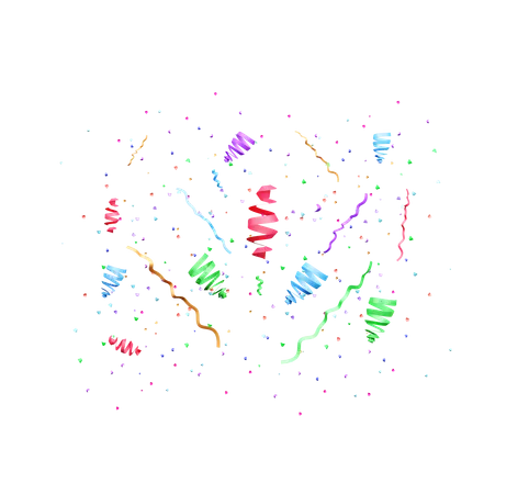 Confettis  3D Icon