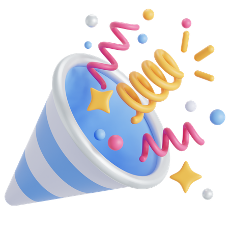 Confettis  3D Icon