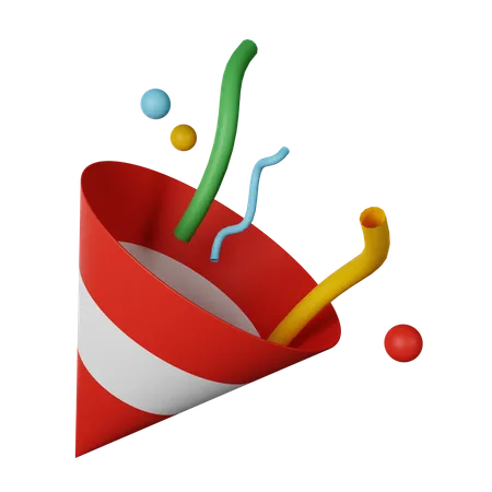 Confettis  3D Icon