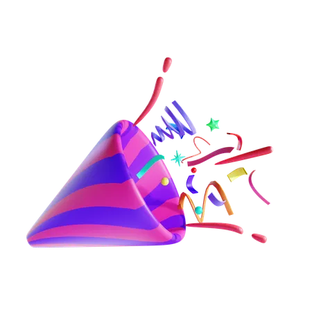 Confettis  3D Icon