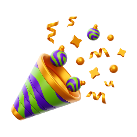 Confettis  3D Icon