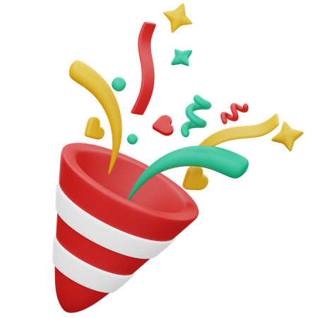 Confettis  3D Icon