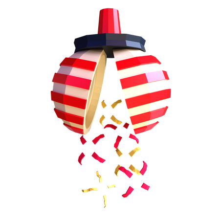 Confettis  3D Icon