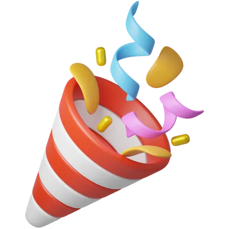 Confettis  3D Icon