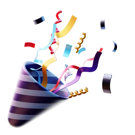 Confettis  3D Icon