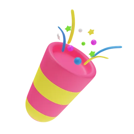 Confettis  3D Icon