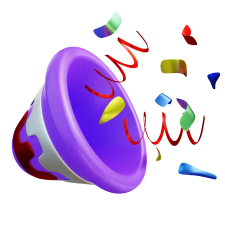 Confettis  3D Icon