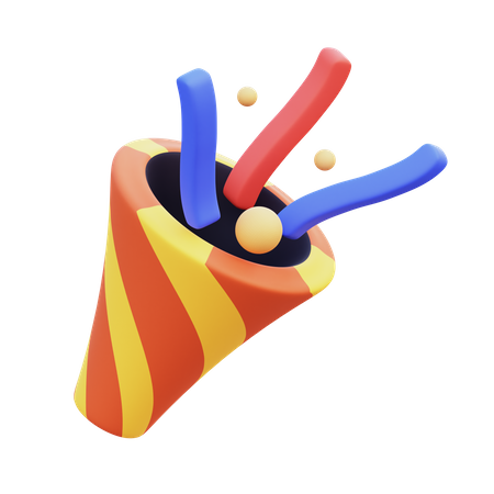 Confettis  3D Icon