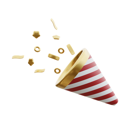 Confettis  3D Icon