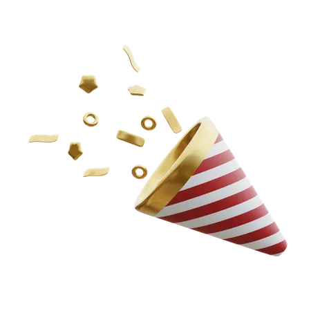 Confettis  3D Icon