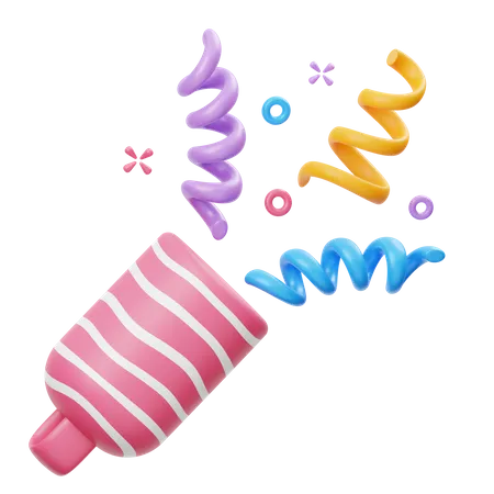 Confettis  3D Icon