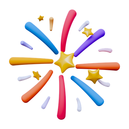 Confettis  3D Icon