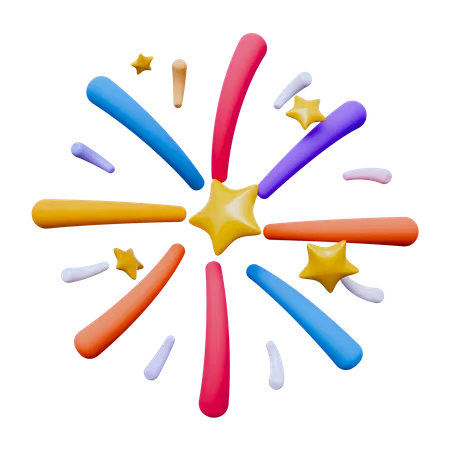 Confettis  3D Icon