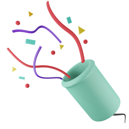 Confettis d'anniversaire  3D Icon