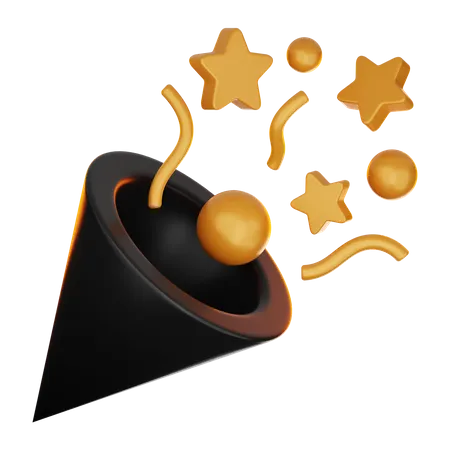 Confettis de Noël  3D Icon