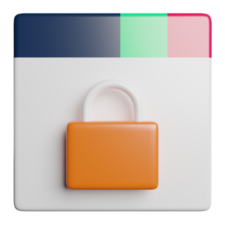 Confidencialidad  3D Icon