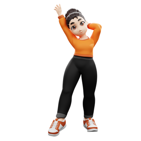 Confident  3D Icon