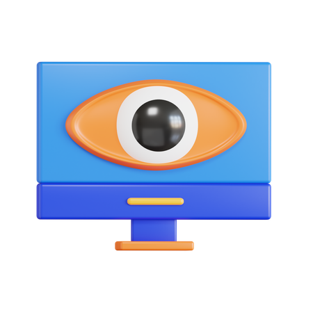 Confidentialité en ligne  3D Icon