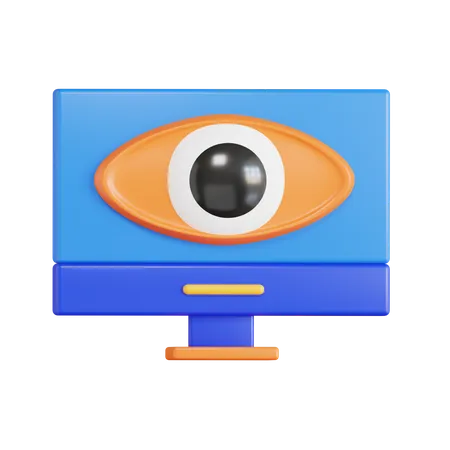 Confidentialité en ligne  3D Icon