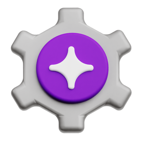 Configuração de IA  3D Icon