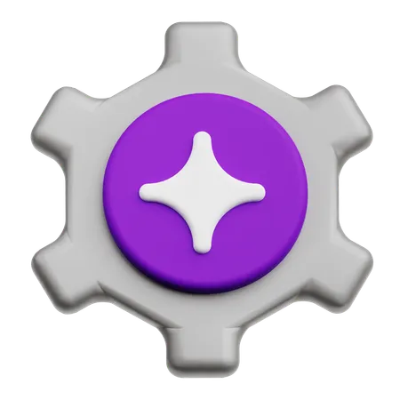 Configuração de IA  3D Icon