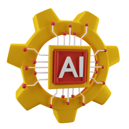 Configuração de IA  3D Icon