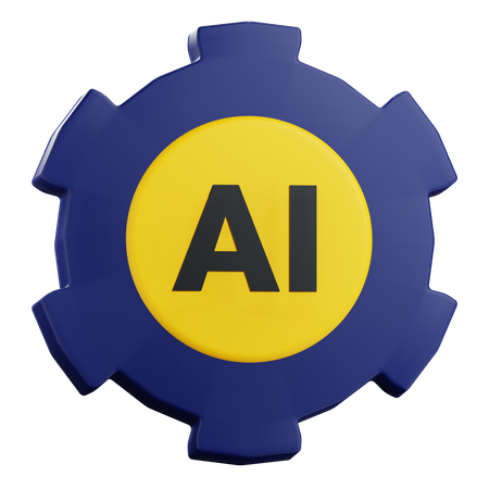 Configuração de IA  3D Icon