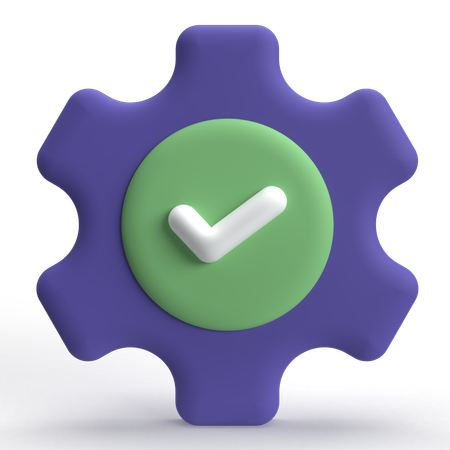 Configuração concluída  3D Icon