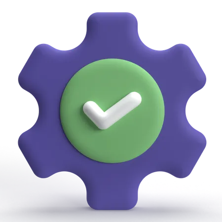 Configuração concluída  3D Icon