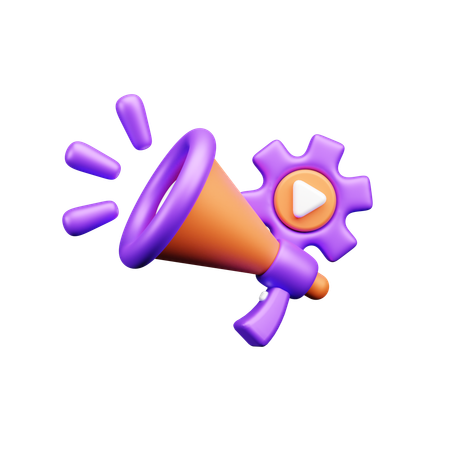 Configuração de anúncios  3D Icon
