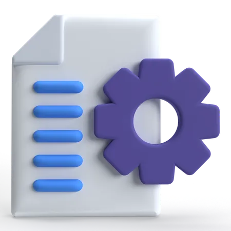 Configuração de arquivo  3D Icon