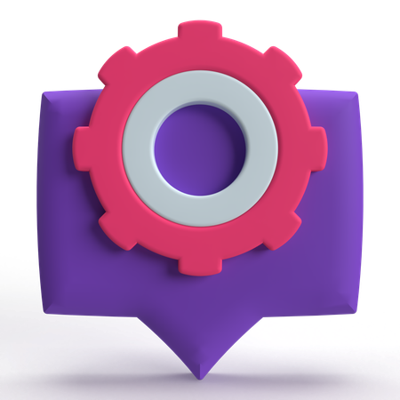 Configuração de bate-papo  3D Icon