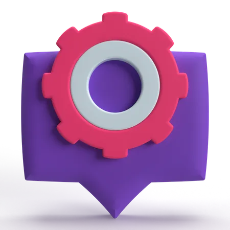 Configuração de bate-papo  3D Icon