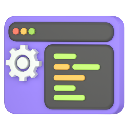 Configuração de código  3D Icon