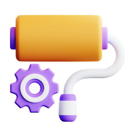 Configuração de cor  3D Icon