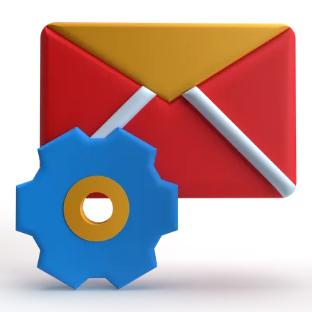 Configuração de correio  3D Icon