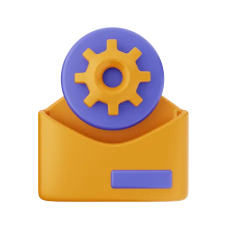 Configuração de correio  3D Icon