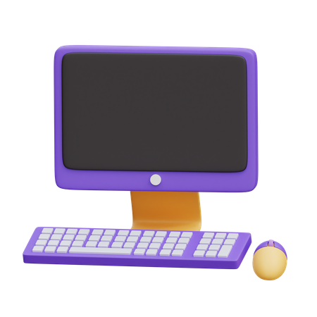 Computador  3D Icon