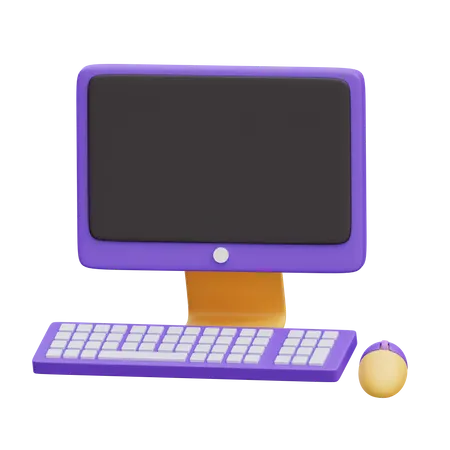 Computador  3D Icon