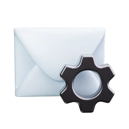 Configuração de e-mail  3D Icon