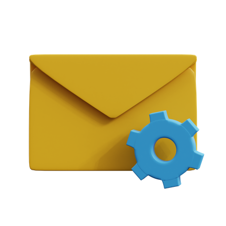 Configuração de e-mail  3D Icon