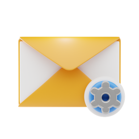 Configuração de e-mail  3D Icon