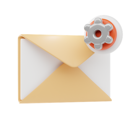 Configuração de e-mail  3D Icon