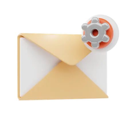 Configuração de e-mail  3D Icon