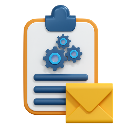 Configuração de e-mail  3D Icon