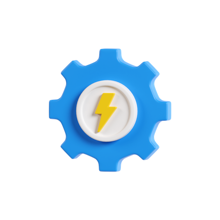 Configuração de energia  3D Icon