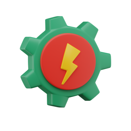 Configuração de energia elétrica  3D Icon
