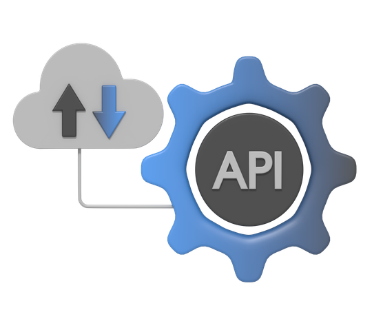 Configuração de engrenagem da API  3D Icon