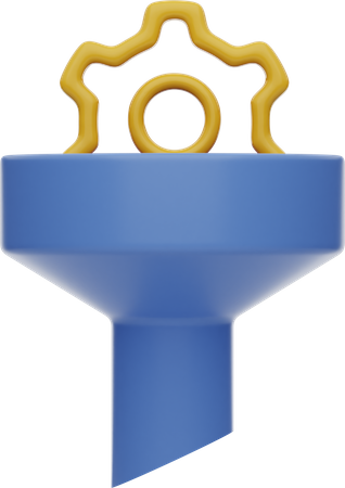 Configuração de filtro  3D Icon