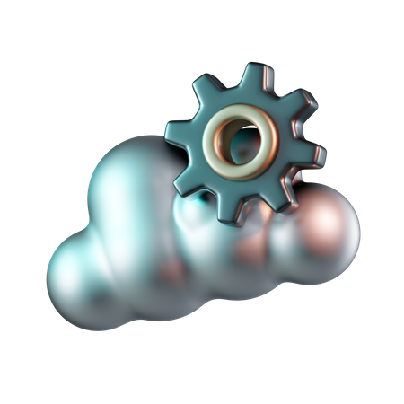 Configuração de gerenciamento de nuvem  3D Icon